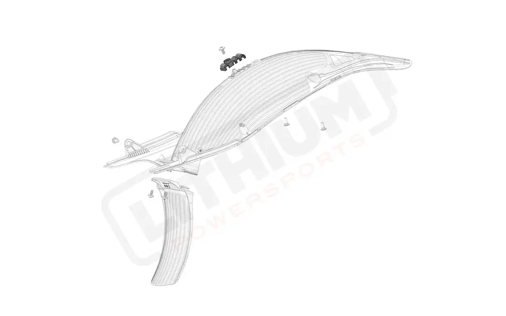 Stark Varg OEM Rear fender cable bracket