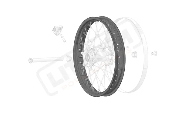 Stark Varg OEM Rear rim 2,15x19 eParts