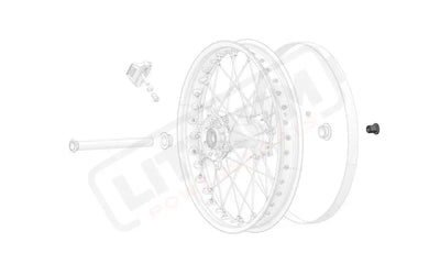 Stark Varg OEM Rear Wheel Axle Shaft Lock Nut