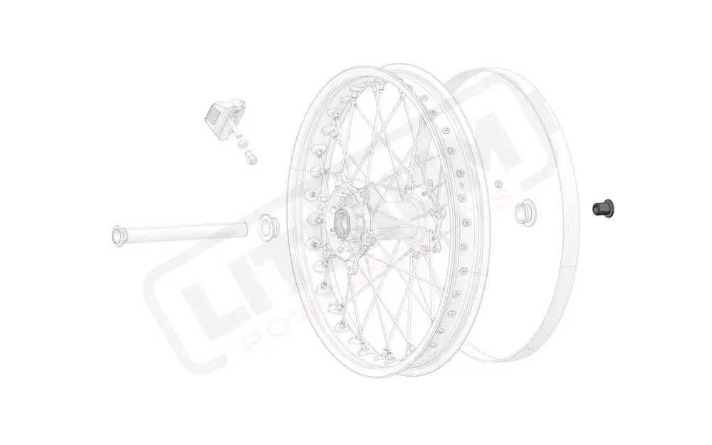 Stark Varg OEM Rear Wheel Axle Shaft Lock Nut