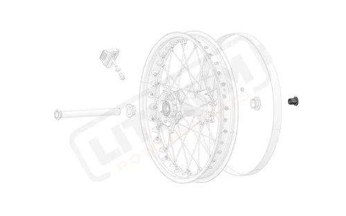 Stark Varg OEM Rear Wheel Axle Shaft Lock Nut - Lithium Powersports