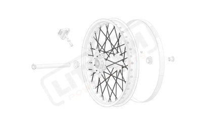Stark Varg OEM Rear wheel spokes for 18"