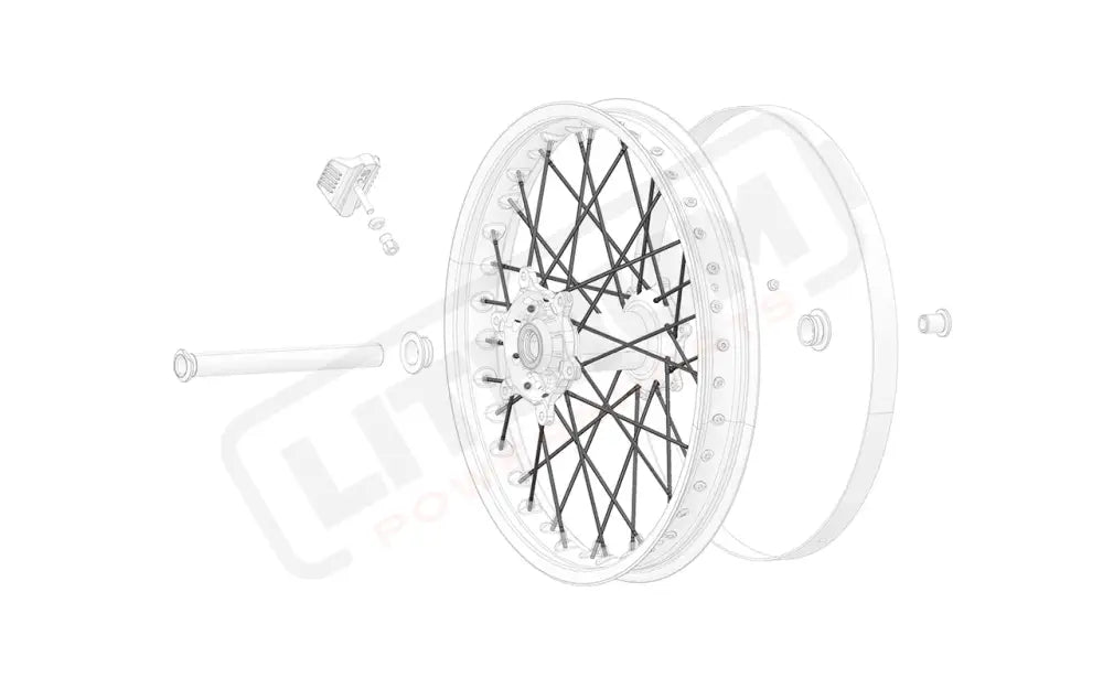 Stark Varg OEM Rear wheel spokes for 19"