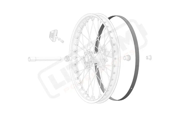 Stark Varg OEM Rim band 21’’ Front eParts