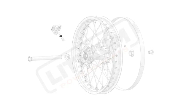 Stark Varg OEM Rim lock nut washer eParts