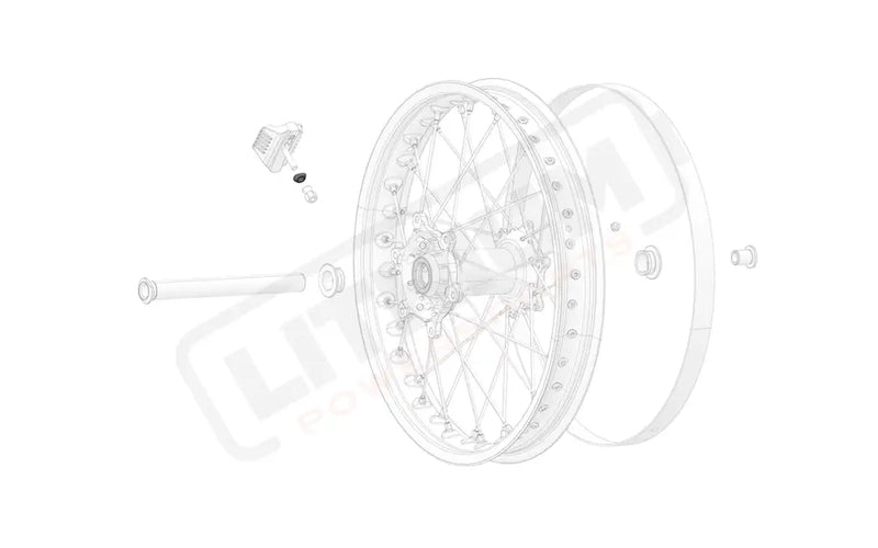 Stark Varg OEM Rim lock nut washer eParts