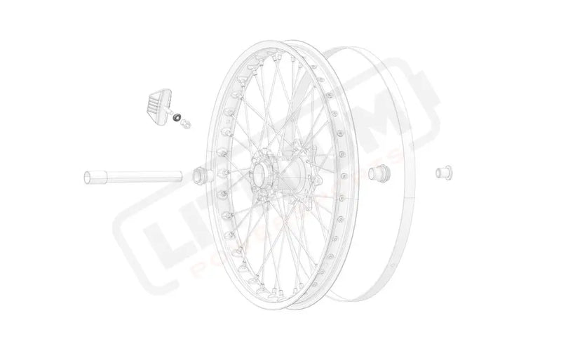 Stark Varg OEM Rim lock nut washer eParts