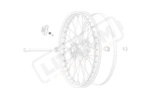 Stark Varg OEM Rim lock nut washer eParts