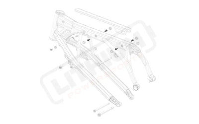 Stark Varg OEM Seat Base front Frame Bushing Screw