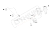 Stark Varg OEM Top frame cable holder bolts eParts