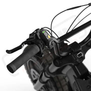 Close up of the display on the SUPER73-MZFT SE ebike in Blackout. @color_blackout