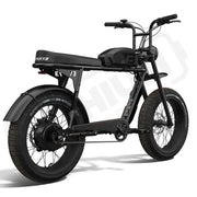 Rear view of the SUPER73-S2 Laguna ebike in Blackout. @color_blackout