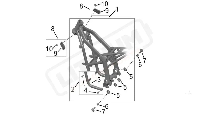 Frame parts diagram