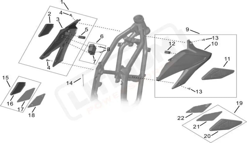 Front Shroud Assembly parts diagram