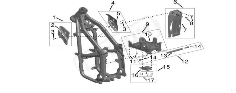 Battery Limit Support Block parts diagram