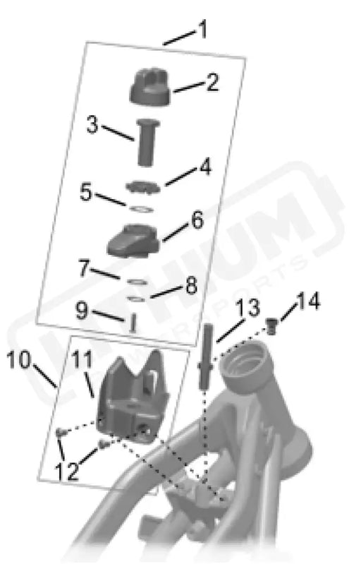 Surron Hyper Bee OEM Battery Locking Arm Assy. - Lithium Powersports
