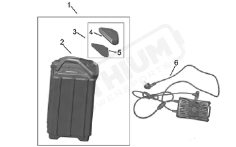 Surron Hyper Bee OEM Battery Pack Cushion Assy. - Lithium Powersports