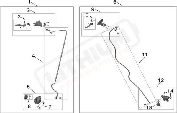 Braking System parts diagram