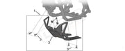 Dashboard+Head Cowl+Front Fender parts diagram