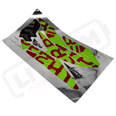Surron Hyper Bee OEM Decal Set- Green+Red