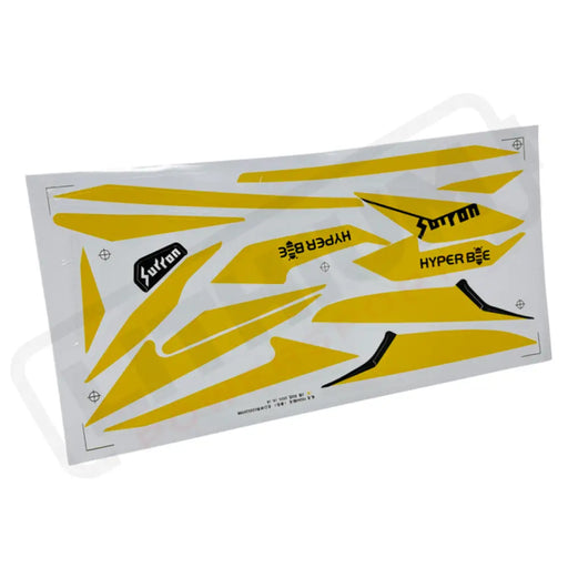 Hyper Bee Decal Set (Yellow & Black)