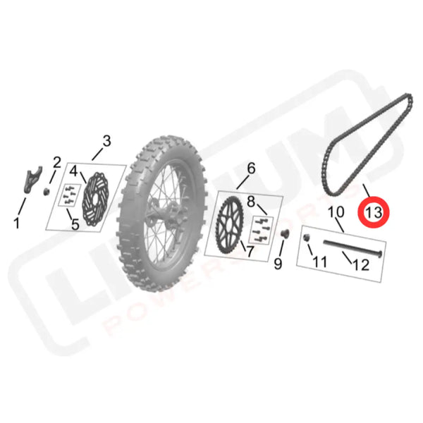 Hyper Bee O-Ring Chain (92 link, 37t sprocket)