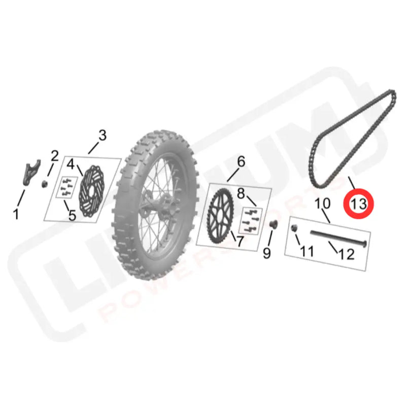 Hyper Bee O-Ring Chain (94 link, 41t sprocket)