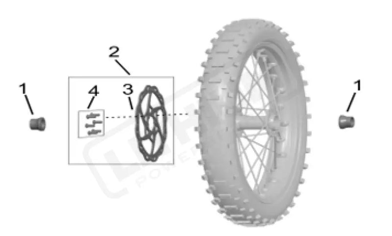 Surron Hyper Bee OEM Front Brake Disc Set - Lithium Powersports