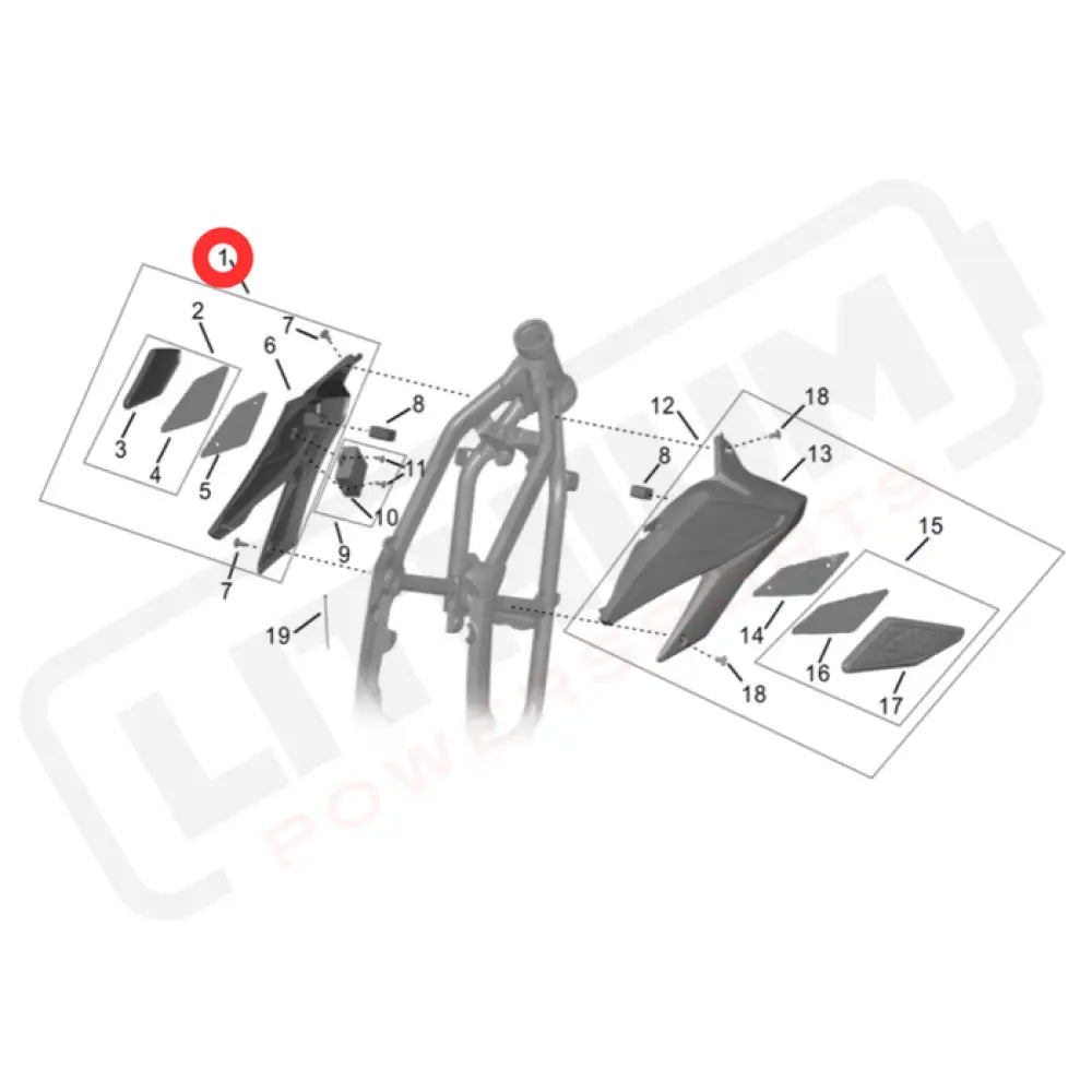 Surron Hyper Bee OEM L Front Shroud Set