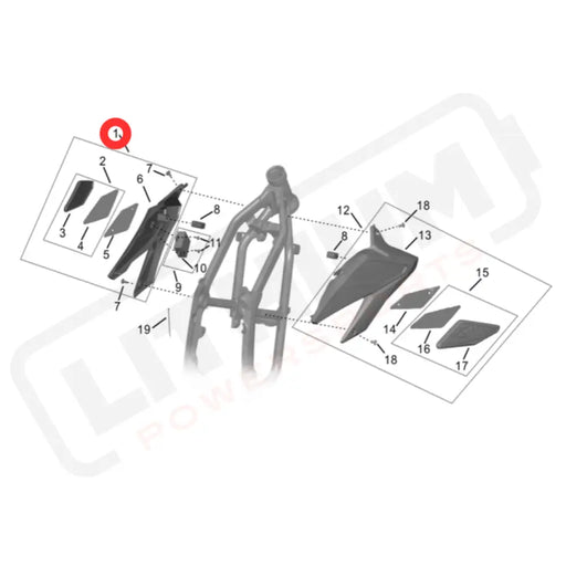 Hyper Bee Front Shroud (Left)