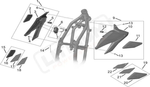 Front Shroud Assembly parts diagram