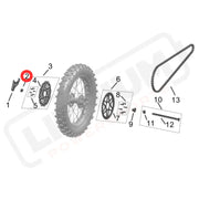 Hyper Bee Rear Wheel Bushing (Left)