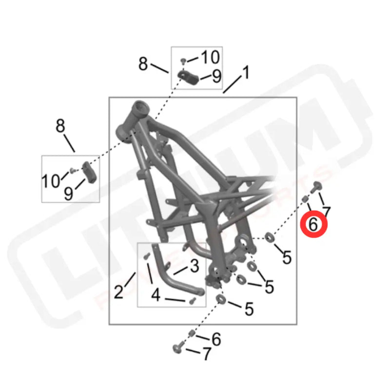 Hyper Bee Swingarm Bushing