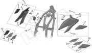 Front Shroud Assembly parts diagram