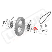 Hyper Bee Rear Wheel Bushing (Right)