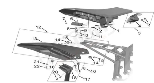 Seat Assembly parts diagram
