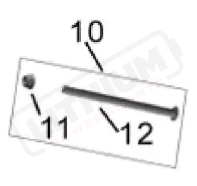 Surron Hyper Bee OEM REAR Wheel Axle Set Wheel