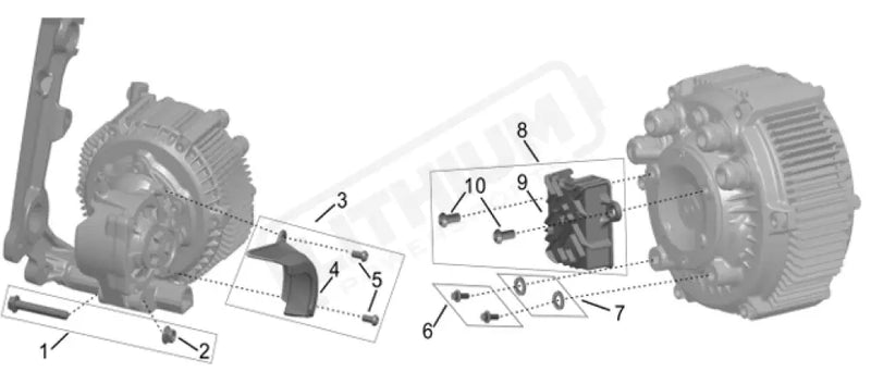 Surron Hyper Bee OEM Screw B1008 M8*20 - Lithium Powersports