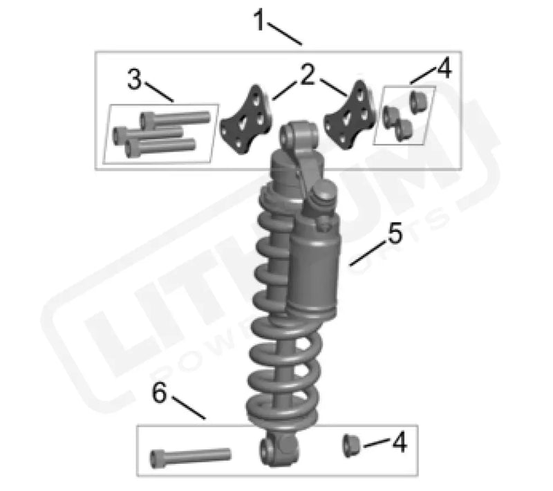 Surron Hyper Bee OEM Screw FB03018 M8*50 - Lithium Powersports
