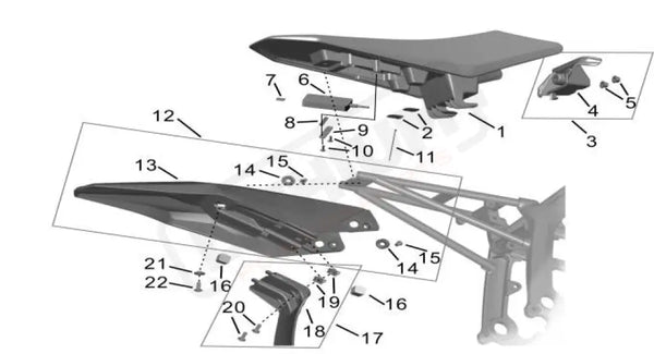 Seat Assembly parts diagram
