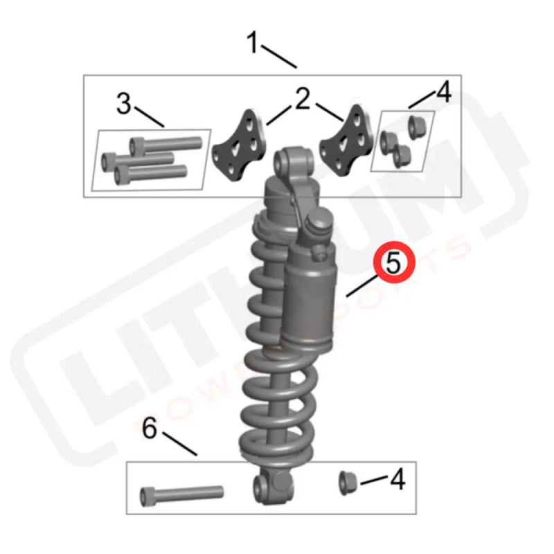 Hyper Bee Rear KKE Shock Absorber