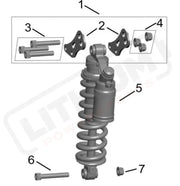 Rear Shock System parts diagram