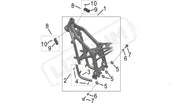 Frame parts diagram