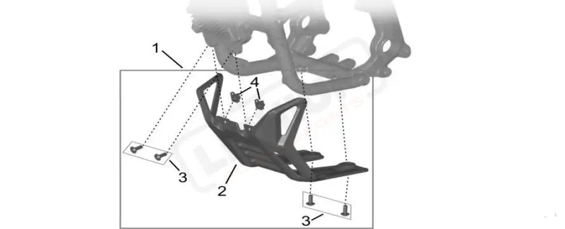 Skid Plate parts diagram