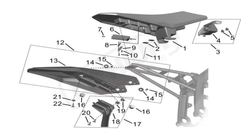 Seat Assembly parts diagram