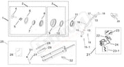 Surron Light Bee S OEM L Front fork Mudguard (KKE) eParts