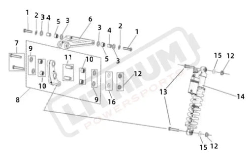 Surron Light Bee X OEM Linkage Arm Bushing - Lithium Powersports