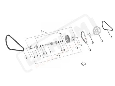 Surron Light Bee S OEM O-Ring Chain (420-112 links)