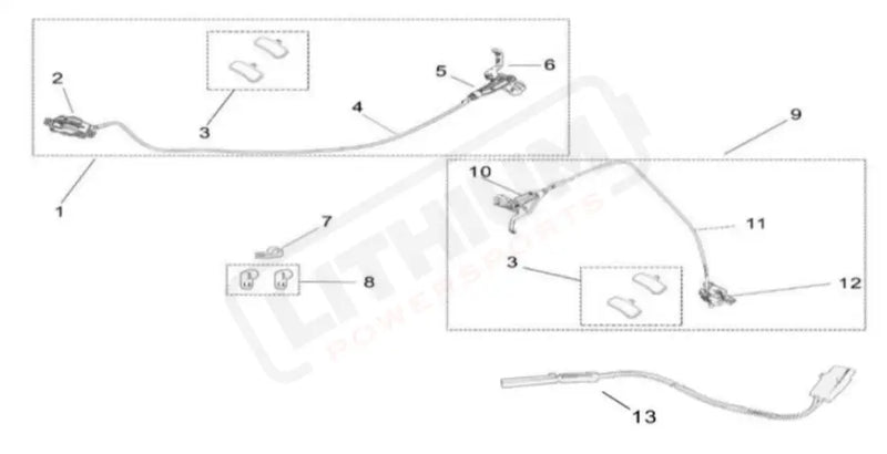 Surron Light Bee S OEM Rear Brake Caliper (Golden) + Screw M6*18 + Washer New PN eParts