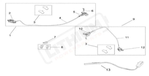 Surron Light Bee S OEM Rear Brake Caliper (Golden) + Screw M6*18 + Washer New PN eParts